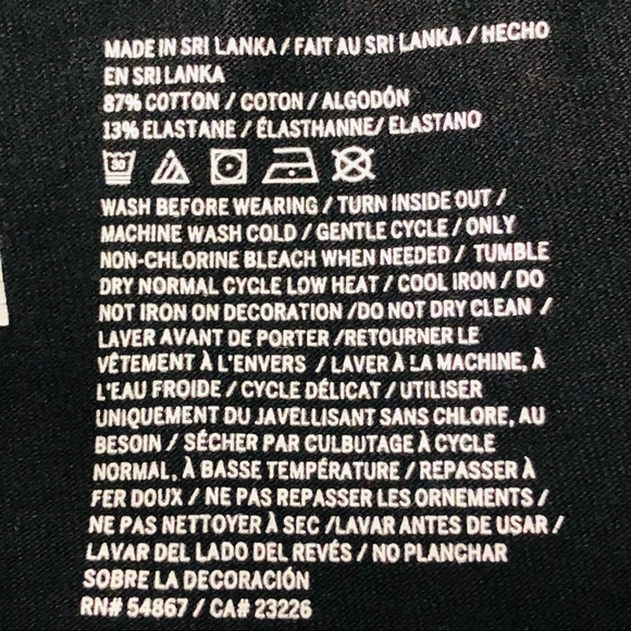 PINK “I Hate Running” Graphics Black Yoga Pants XS - Picture 12 of 12